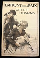 Affiche Originale «Emprunt de la Paix » 1920 WW1 Plakat